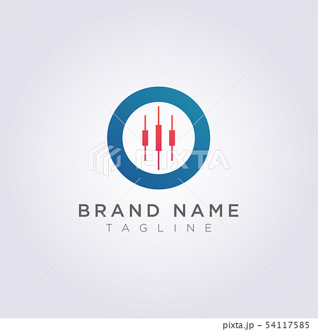 Logo Design combines circles with candlesticks for Logo Design combines circles with candlesticks for 54117585