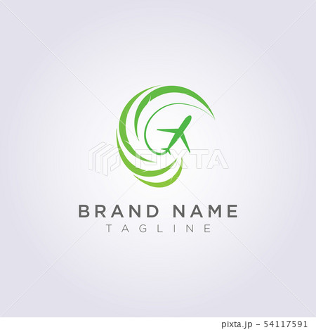 Logo Design Combined circular leaves with abstract Logo Design Combined circular leaves with abstract 54117591