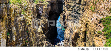 辰ノ島（鬼の足跡）　パノラマ　【長崎県壱岐市】 54118306