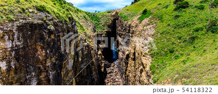 辰ノ島（鬼の足跡）　パノラマ　【長崎県壱岐市】 54118322