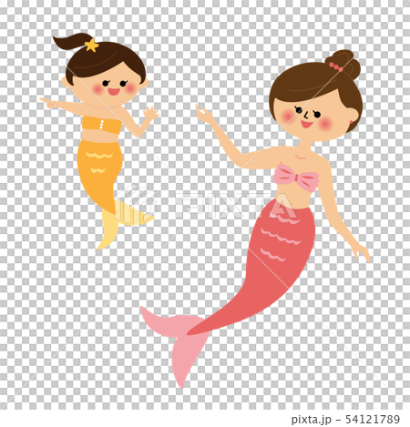 美人魚的父母和孩子 54121789