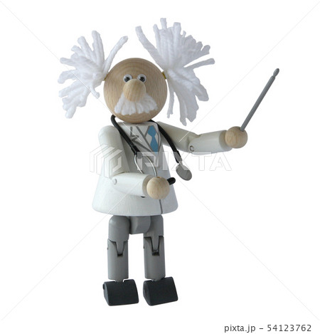 医者人形（立つ／右向き／指し示し） 54123762