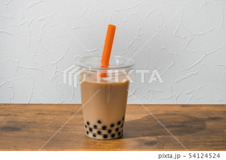 タピオカミルクティー タピオカドリンク Tapioca bubble milk tea タピオカミルクティー タピオカドリンク Tapioca bubble milk tea 54124524