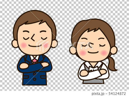 ビジネス男女 自慢 54124872