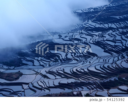 中国雲南省元陽・ 多依樹棚田 / Duoyishu Rice Terraces, Yuanyang 54125392