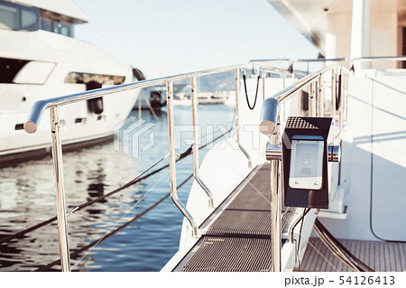 Intercom system on modern yacht entry 54126413