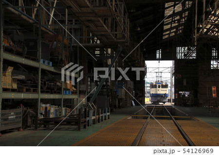 大宮総合車両センターに入場中のEF65 54126969