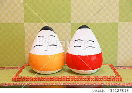 福島県会津の定番お土産の起き上がり小法師 54127318