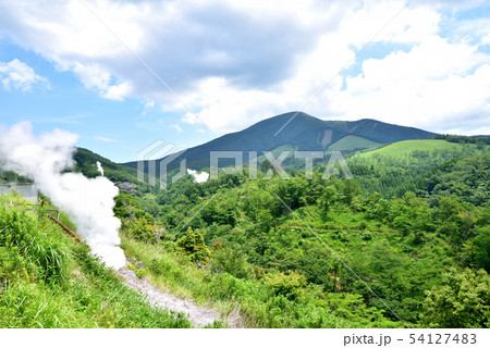 涌蓋山　わいた温泉郷　はげの湯温泉　青白色の湯　ホワイトブルーの湯　九州の温泉　温泉イメージ 54127483