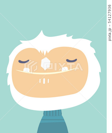 Cute yeti. Cute yeti. 54127936