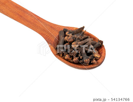 Dry cloves in spoon Dry cloves in spoon 54134766