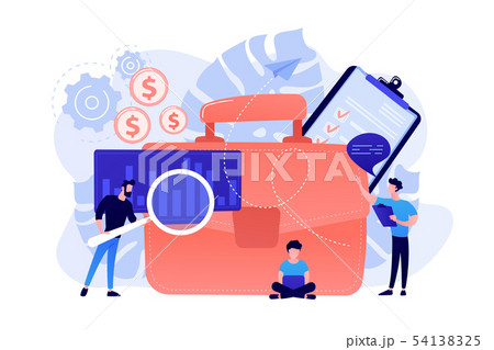 Business plan concept vector illustration. 54138325