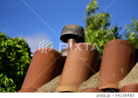 【やきもの散歩道】　常滑　観光スポット　初夏　常滑焼 54138483