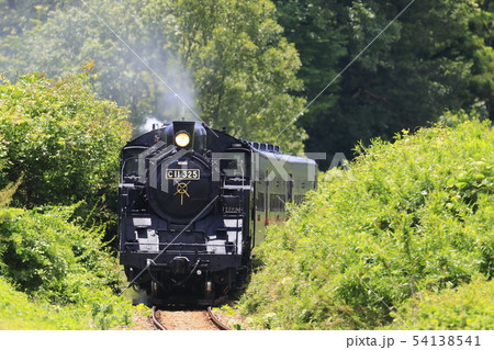新緑の真岡鉄道SL 新緑の真岡鉄道SL 54138541