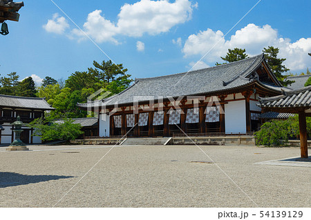 法隆寺 大講堂 経蔵 鐘楼 法隆寺 大講堂 経蔵 鐘楼 54139129