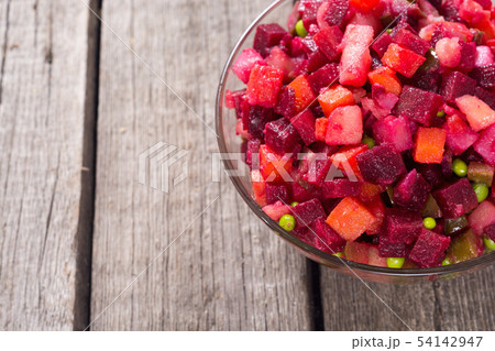 Traditional Russian salad vinaigrette 54142947