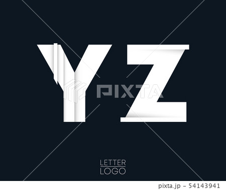 Letter Y And Z Template Logo Designのイラスト素材