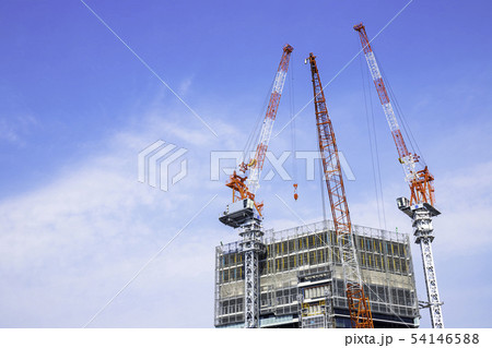 マンション建設中 54146588