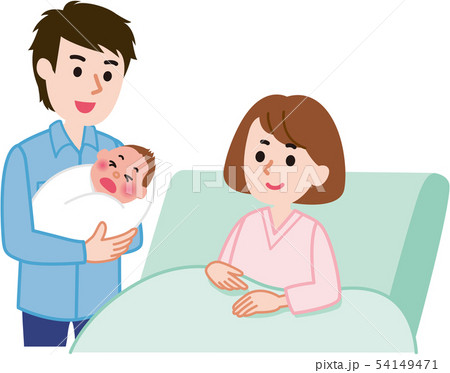 出産　赤ちゃん 54149471