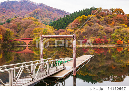 秋の碓氷峠 紅葉の碓氷湖 秋の碓氷峠 紅葉の碓氷湖 54150667