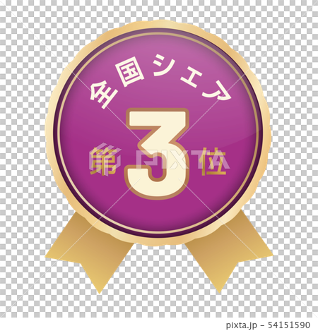 全国シェアランキング　3位 54151590