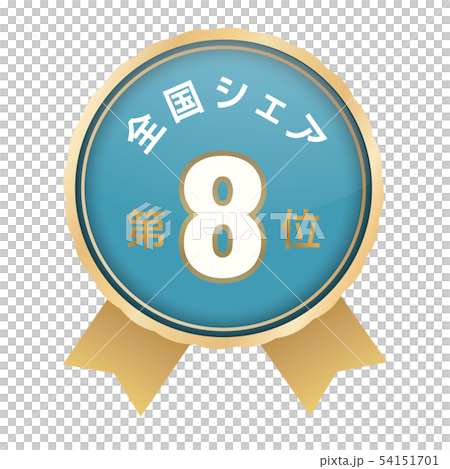 全国シェアランキング　8位 54151701