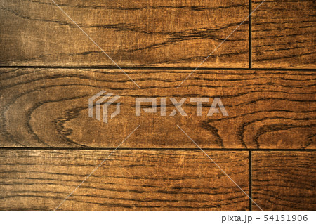 木目床 レトロ アンティークのテクスチャー素材　 　板 無垢材 54151906