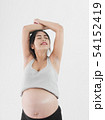 Asian pregnant woman exercise at home, lifestyle 54152419