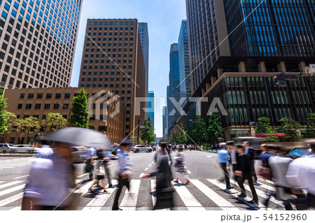 《東京都》日本経済の中心・大手町 《東京都》日本経済の中心・大手町 54152960
