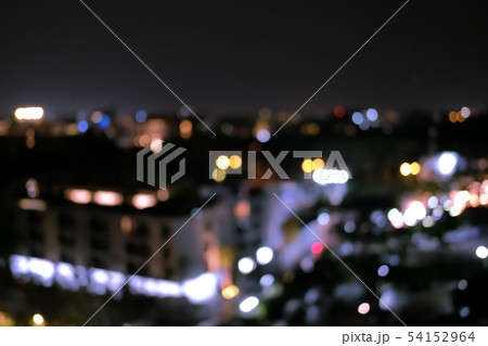 city night light bokeh defocused blurred background 54152964