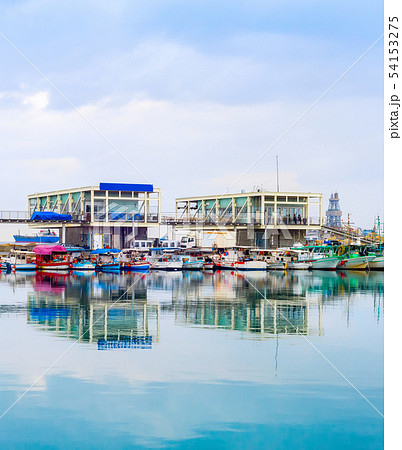 Marina with restaurants, Limassol, Cyprus 54153275
