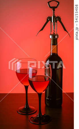 wine glasses and bottle wine glasses and bottle 54153408