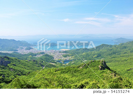 香川県 小豆島 寒霞渓展望台からの風景 香川県 小豆島 寒霞渓展望台からの風景 54155274