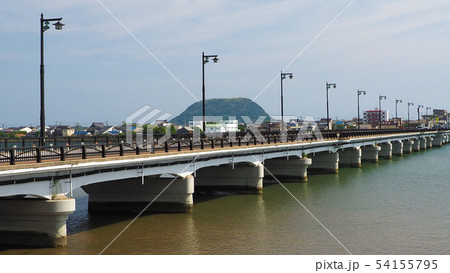 松浦橋(佐賀県:唐津市)の写真素材 [54155795] - PIXTA