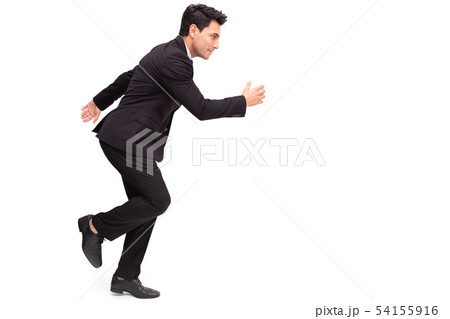 Handsome Caucasian businessman in formal suit  54155916