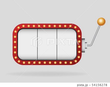 Slot machine vector template . 54156278