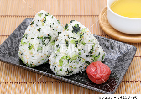 おにぎり　野沢菜しらす 54158790