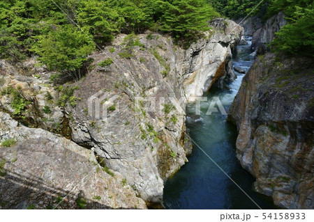 日光市鬼怒川龍王峡とむささび橋 54158933