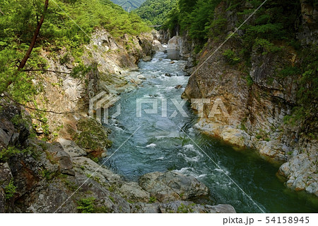 日光市鬼怒川龍王峡とむささび橋 54158945