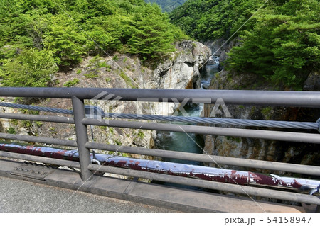 日光市鬼怒川龍王峡とむささび橋 54158947