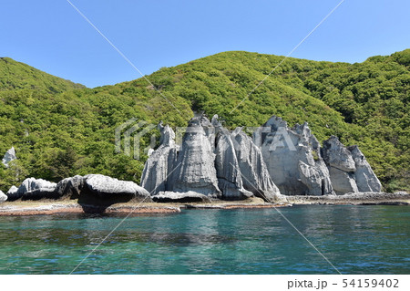 観光船上から見た仏ケ浦 54159402