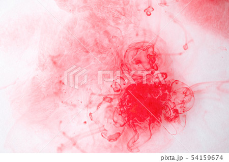 Stain watercolor in water on white Stain watercolor in water on white 54159674