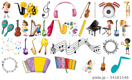 Set of music instrument 54161546