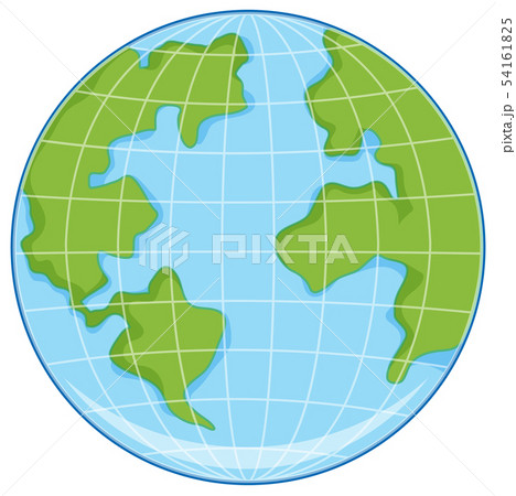 An earth icon on white background An earth icon on white background 54161825