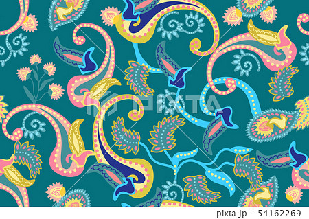 Wide paisley print. Wide paisley print. 54162269