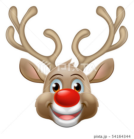 Christmas Reindeer Cartoon Character 54164344