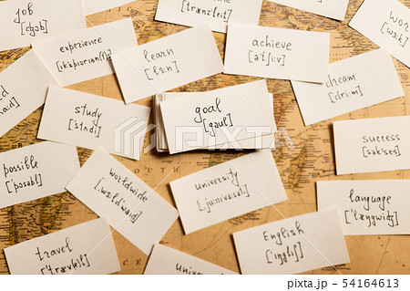 Learning english words. Goal 54164613