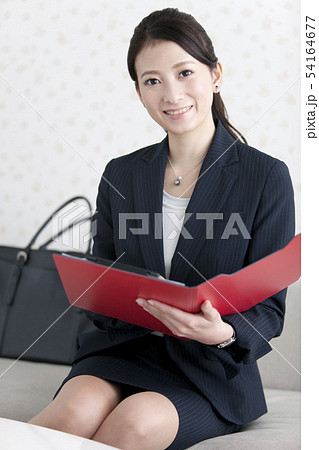 笑顔のビジネスウーマン 54164677