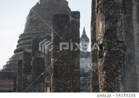 ASIA THAILAND SUKHOTHAI WAT SA SI TEMPLE 54170108