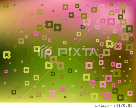 Abstract rose sap green background confetti 54170586
